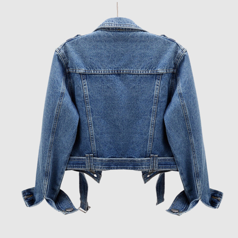 Drune | Stylische Kurze Jeansjacke