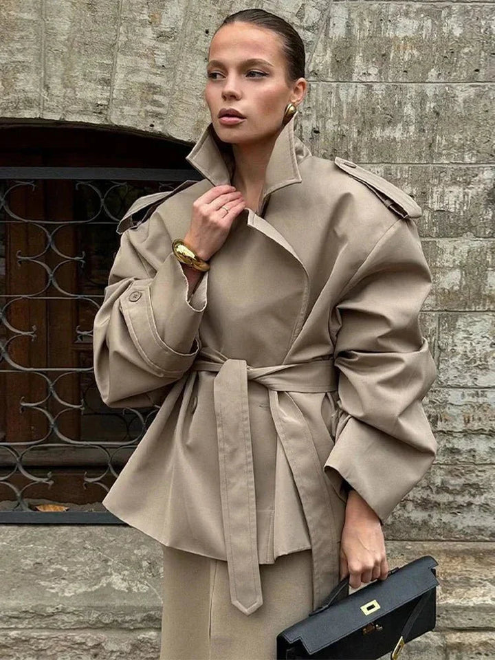 Drune | Oversized Trenchcoat mit verstellbarem Gürtel