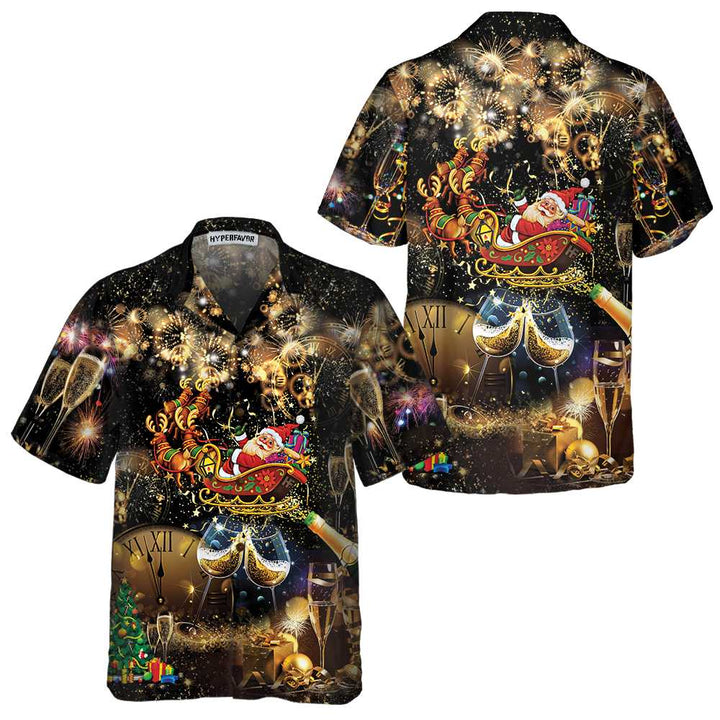 Drune | Weihnachten kommt Hawaiian Shirt, coole Weihnachtsshirt für Männer & Frauen