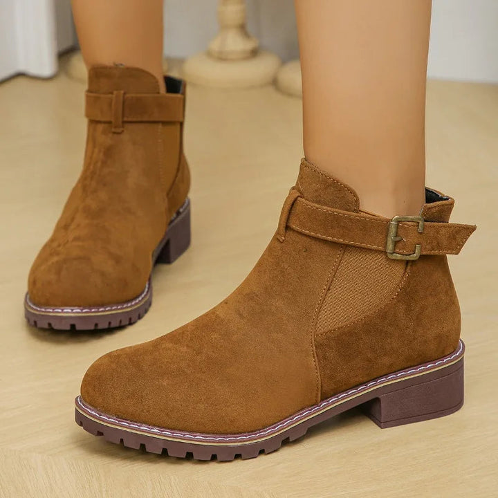 Drune | Chunky Heel Winterstiefel für Frauen – Stilvoll & Gemütlich