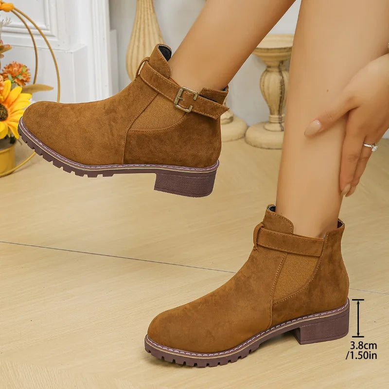 Drune | Chunky Heel Winterstiefel für Frauen – Stilvoll & Gemütlich