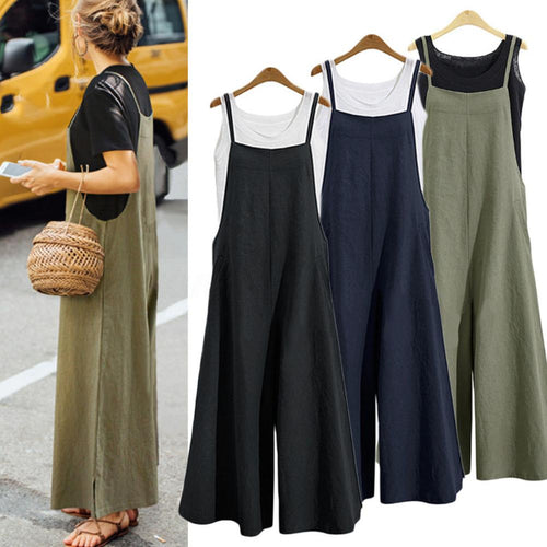 Jumpsuit | Lässiger Jumpsuit im Latzhosen-Stil für Frauen