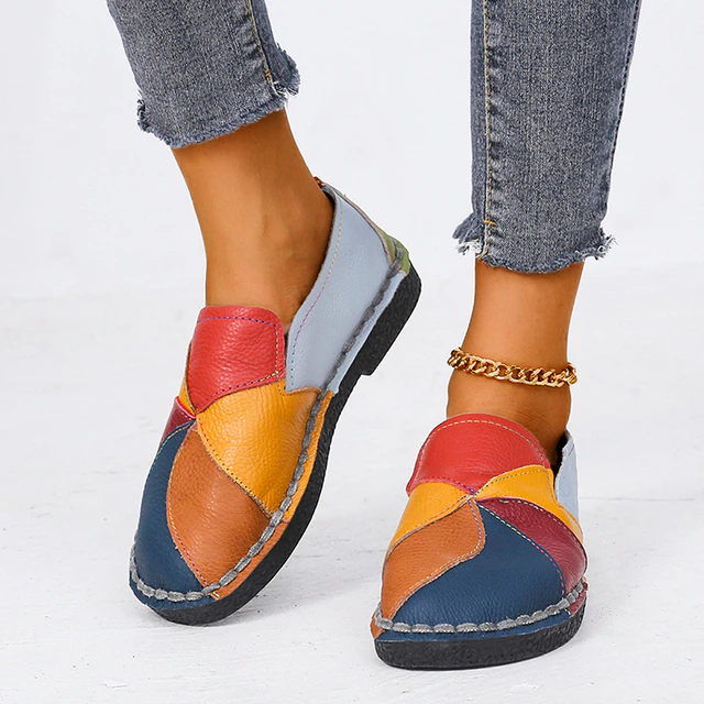 Drune | Bunte Damen-Orthopädische Schuhe mit Absatz