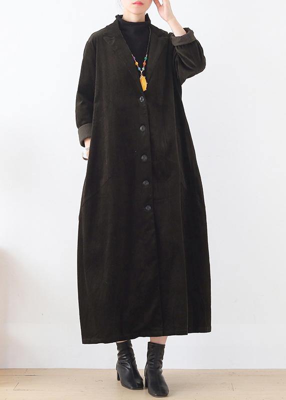Drune | army green Mode Kleidung Inspiration Anzugkragen gestreifte Damenmäntel