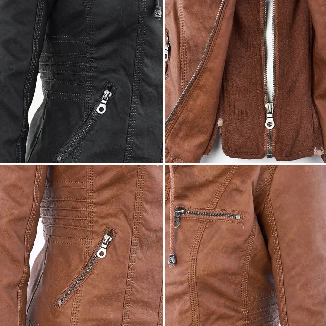 Drune | Stilvolle Motorradjacke mit Kapuze