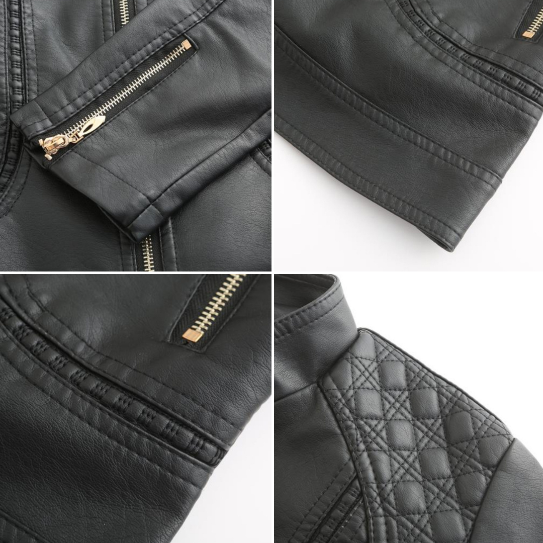 Drune | Elegante Lederjacke Mit Modernem Schnitt