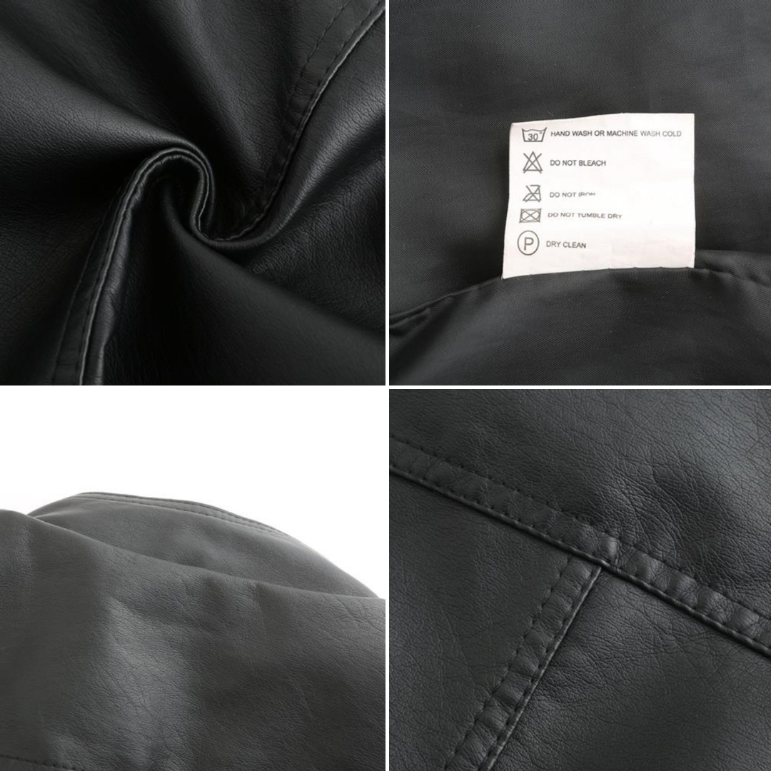 Drune | Elegante Lederjacke Mit Modernem Schnitt