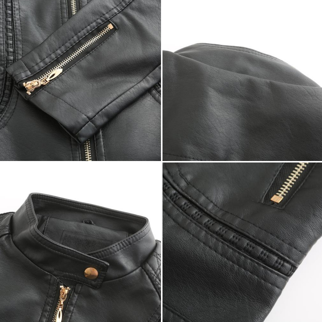 Drune | Elegante Lederjacke Mit Modernem Schnitt