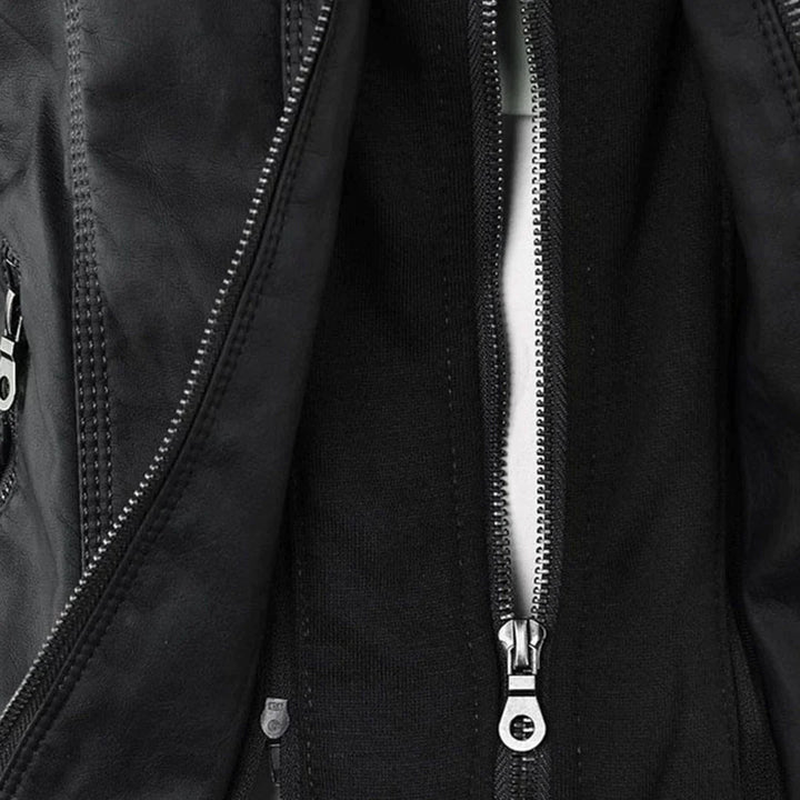 Drune | Stilvolle Motorradjacke mit Kapuze