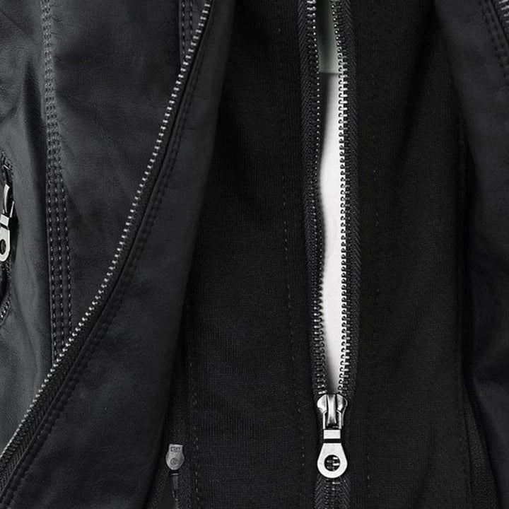 Drune | Stilvolle Motorradjacke mit Kapuze