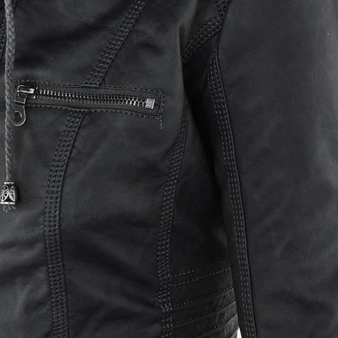 Drune | Stilvolle Motorradjacke mit Kapuze