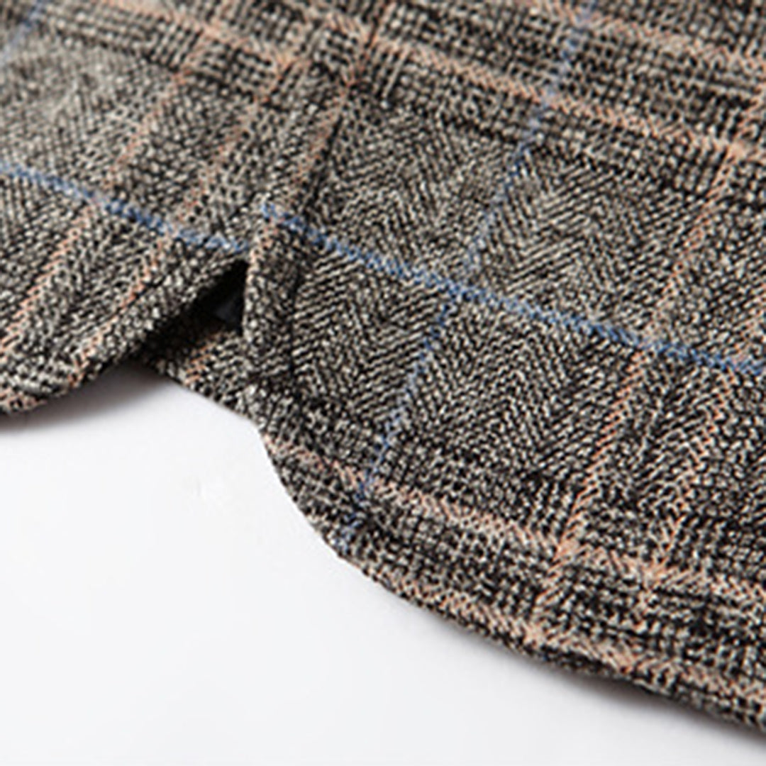 Drune | Blazer mit Karomuster - Eleganter Slim Fit Sakko für Business & Freizeit