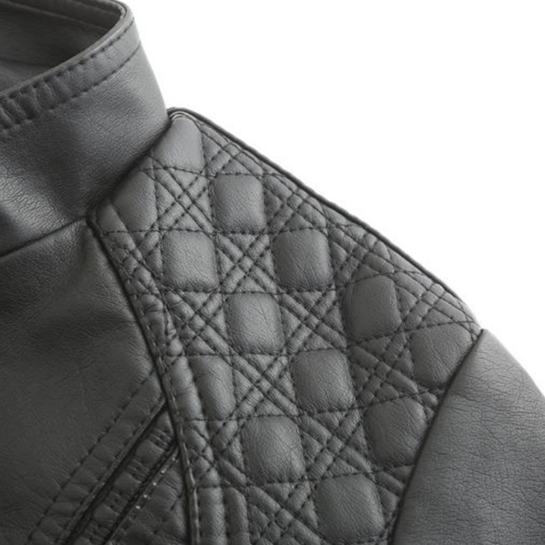 Drune | Elegante Lederjacke Mit Modernem Schnitt