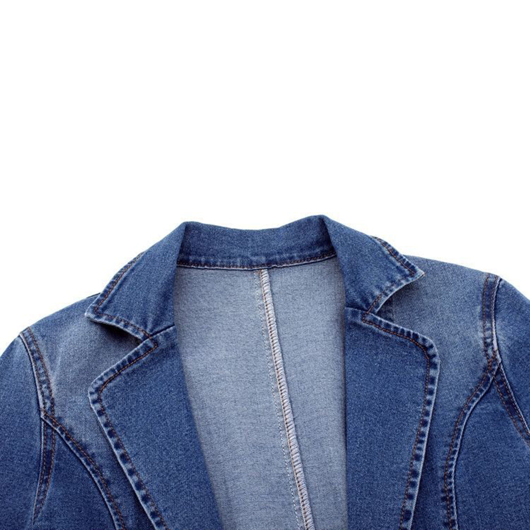Drune | Stilvolle Lange Jeansblazer