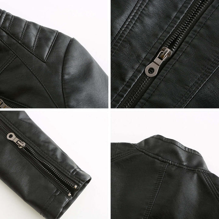 Drune | Damen Lederjacke Mit Zeitlosem Elegantem Look