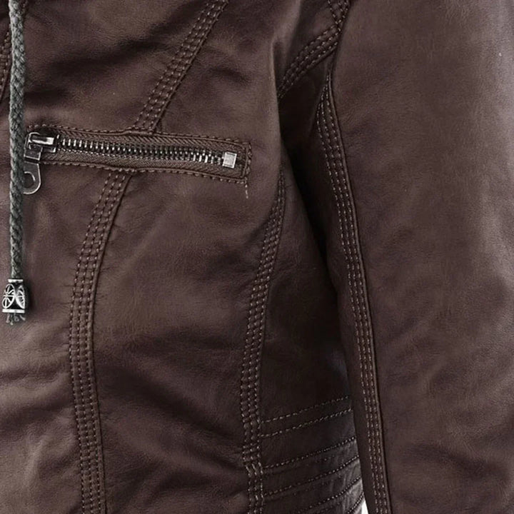 Drune | Stilvolle Motorradjacke mit Kapuze