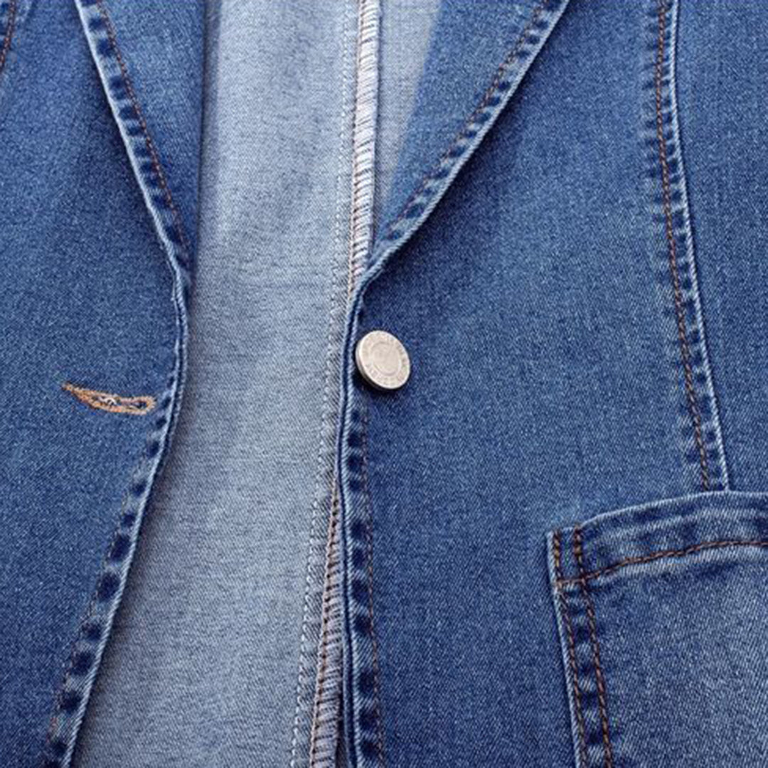 Drune | Stilvolle Lange Jeansblazer