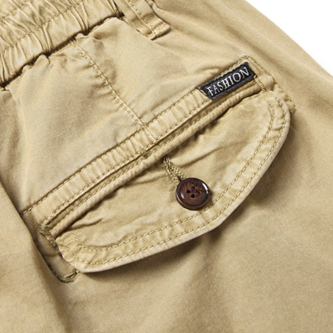Drune | Cargo Jogginghose - Bequeme Jogger mit Taschen & Bündchen für Outdoor & Freizeit