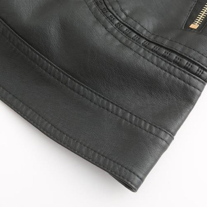 Drune | Elegante Lederjacke Mit Modernem Schnitt