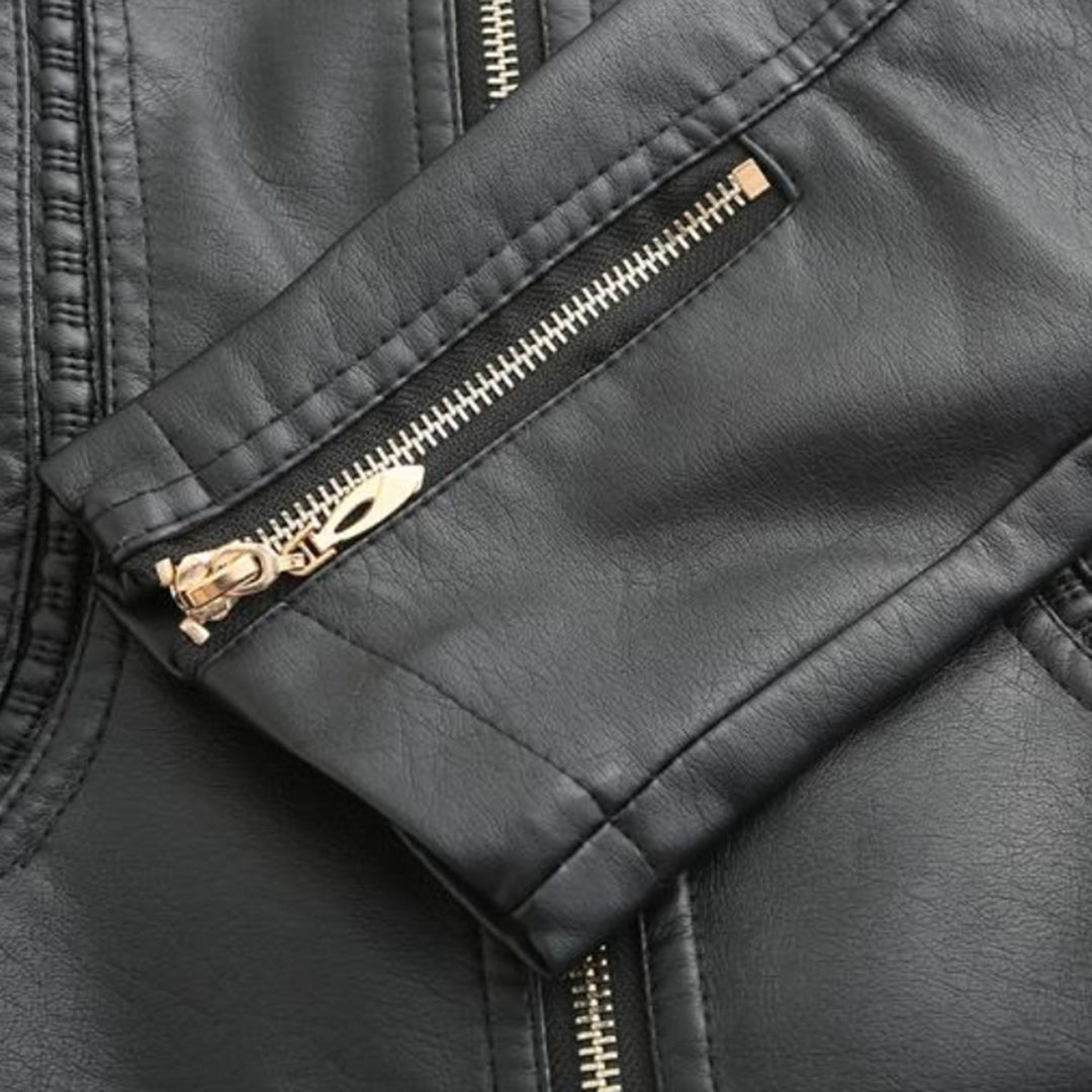 Drune | Elegante Lederjacke Mit Modernem Schnitt