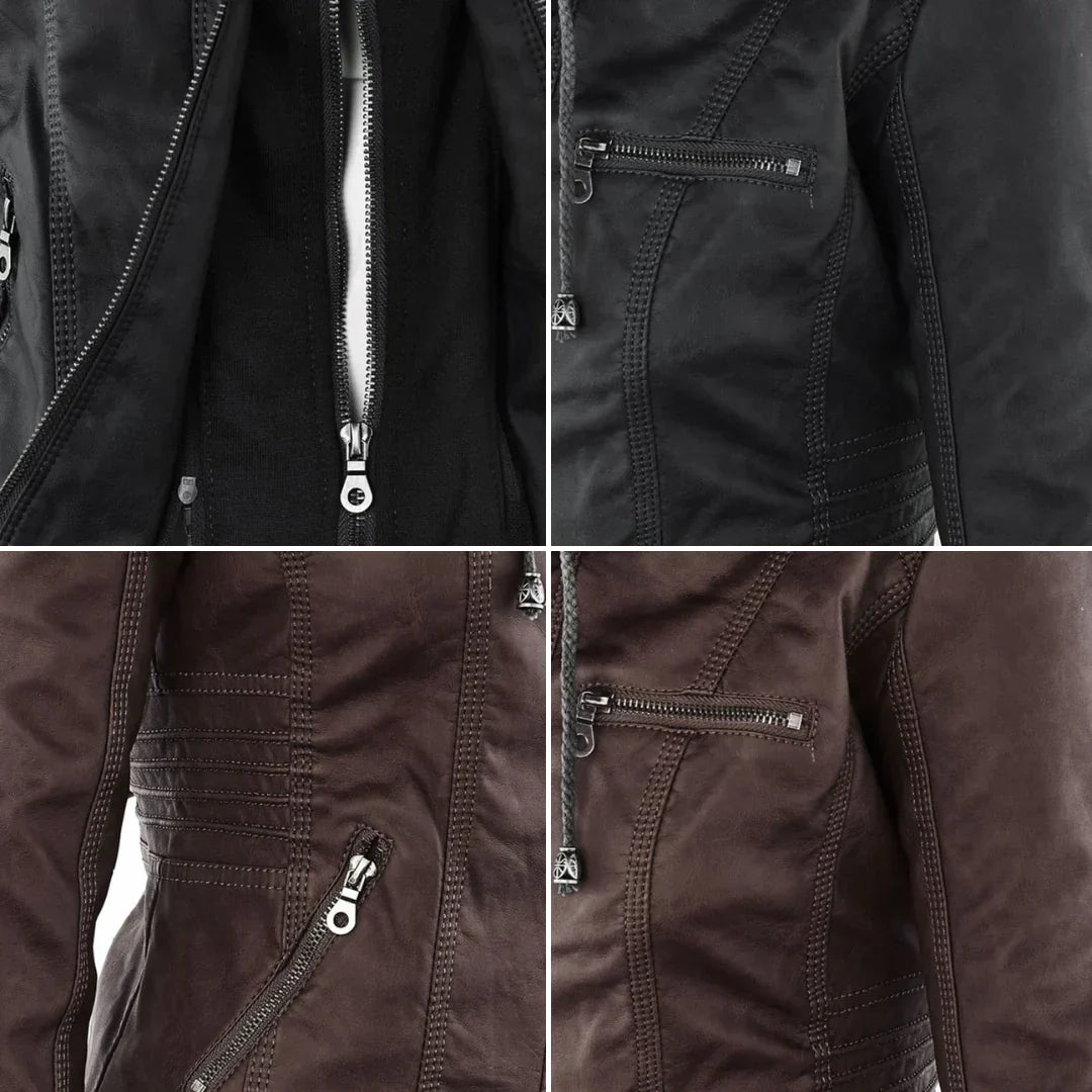 Drune | Stilvolle Motorradjacke mit Kapuze