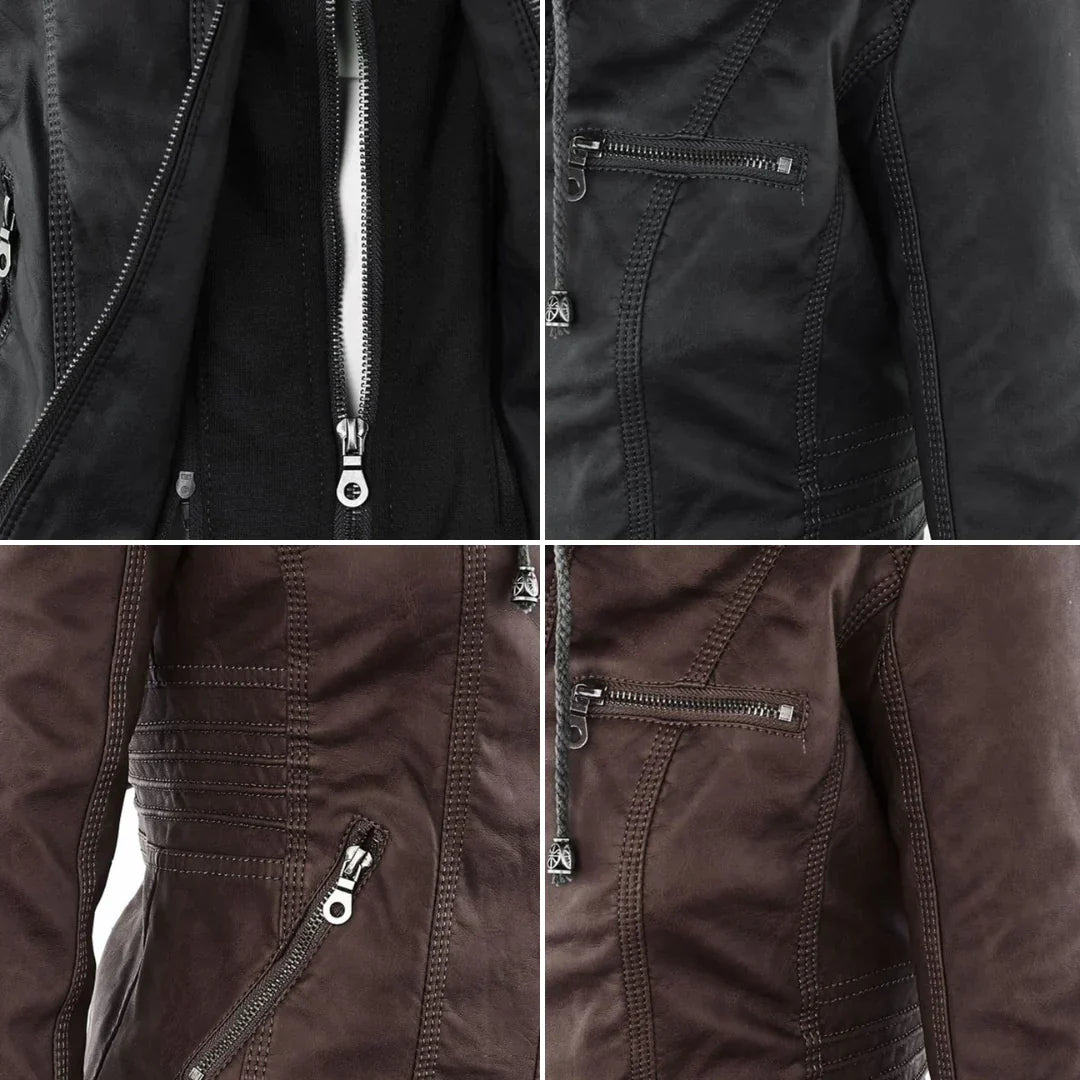 Drune | Stilvolle Motorradjacke mit Kapuze