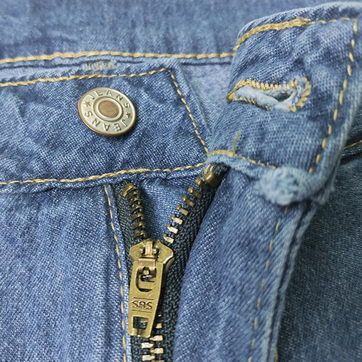 Drune | Baggy Jeans - Weit geschnittene High-Waist Jeanshose im Vintage Look