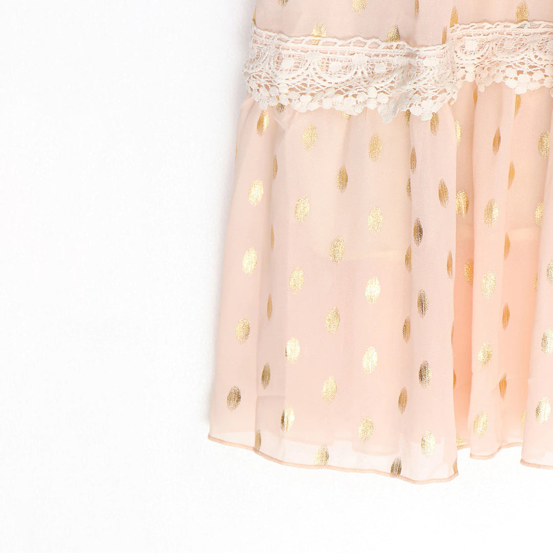 Drune - Besticktes ärmelloses langes Kleid