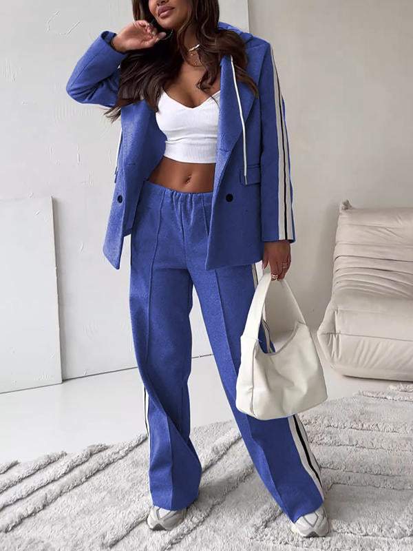Drune | Ord Set Blazer für Damen und weite Jogginghose Zweiteiler