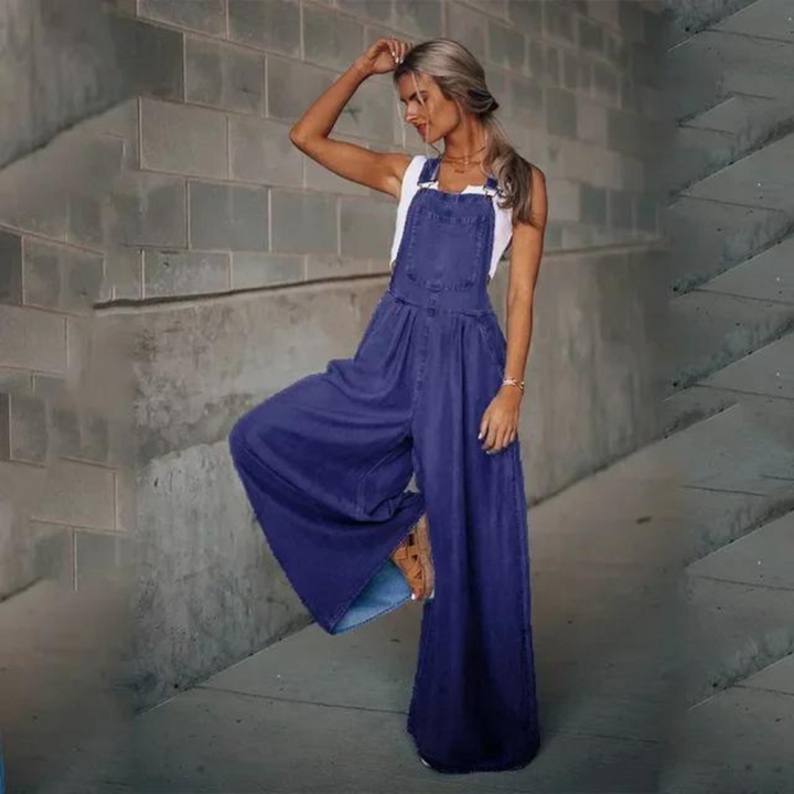 Drune | Eleganter Verstellbarer Denim-Jumpsuit