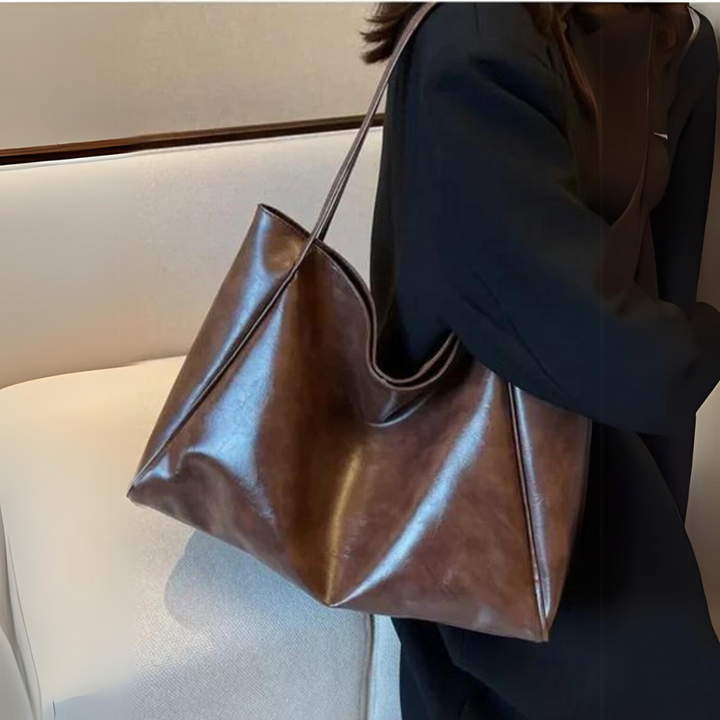 Drune | Lederhandtasche in Bordeaux