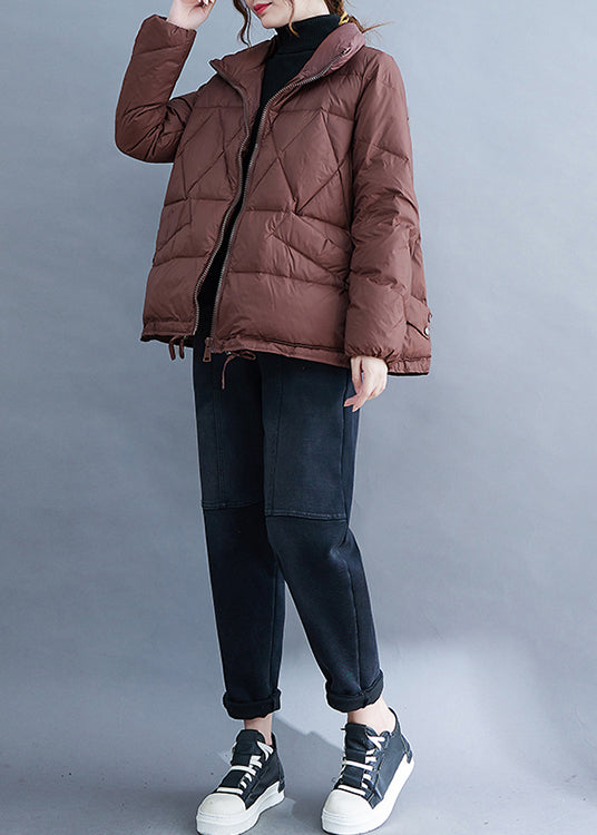 Drune | Taschen Patchwork Feine Baumwolle Gefütterte Mäntel Mit Reißverschluss Winter