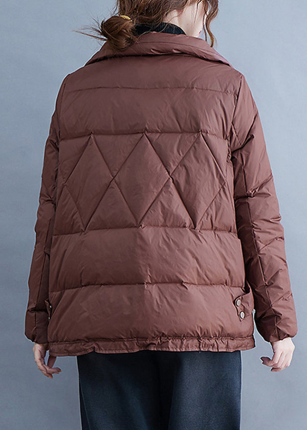 Drune | Taschen Patchwork Feine Baumwolle Gefütterte Mäntel Mit Reißverschluss Winter