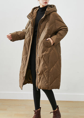 Drune | Warme feine mit Baumwolle gefüllte Puffersaken oversized Kapuzen-Winterjacken