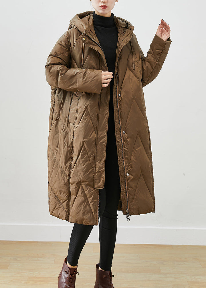 Drune | Warme feine mit Baumwolle gefüllte Puffersaken oversized Kapuzen-Winterjacken