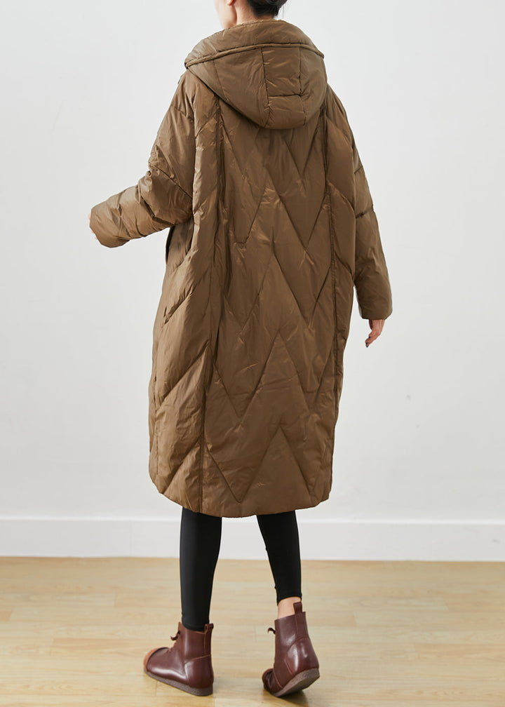 Drune | Warme feine mit Baumwolle gefüllte Puffersaken oversized Kapuzen-Winterjacken