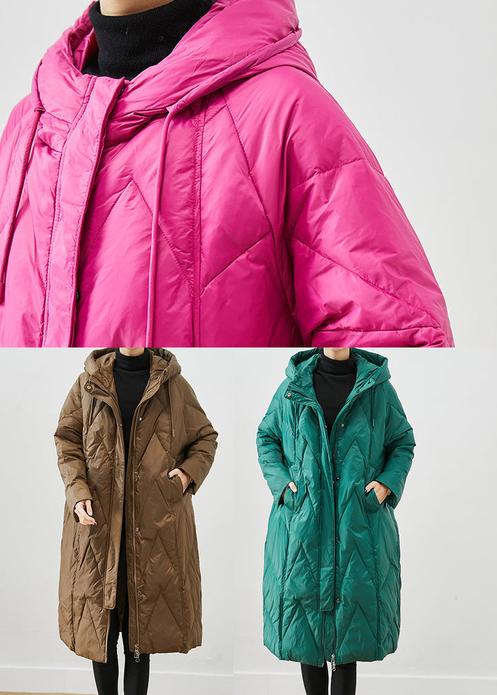 Drune | Warme feine mit Baumwolle gefüllte Puffersaken oversized Kapuzen-Winterjacken