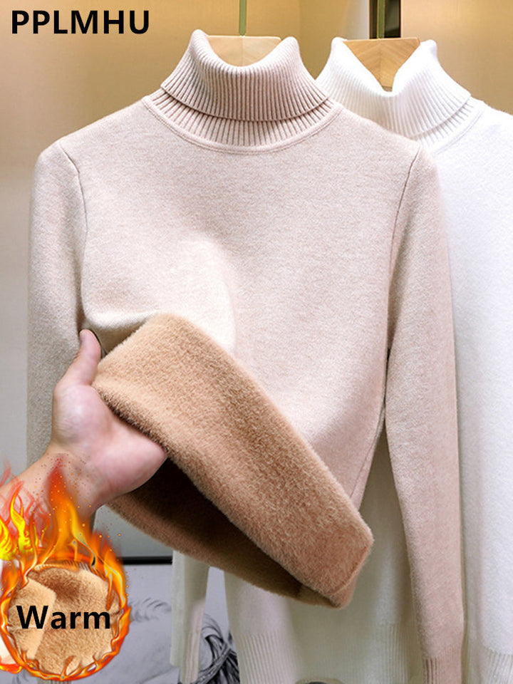 Drune | Warmer Damenpullover aus Samt