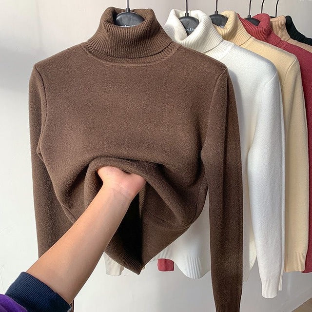 Drune | Übergroßer Kaschmir Damen Rollkragenpullover