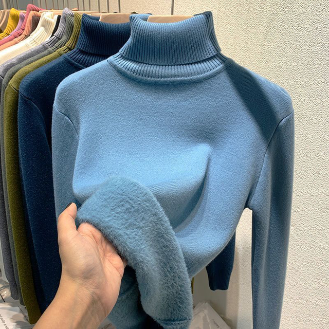 Drune | Warmer Damenpullover aus Samt