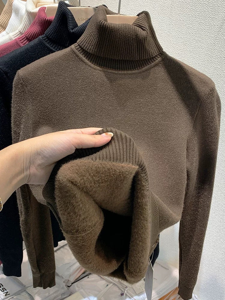 Drune | Übergroßer Kaschmir Damen Rollkragenpullover