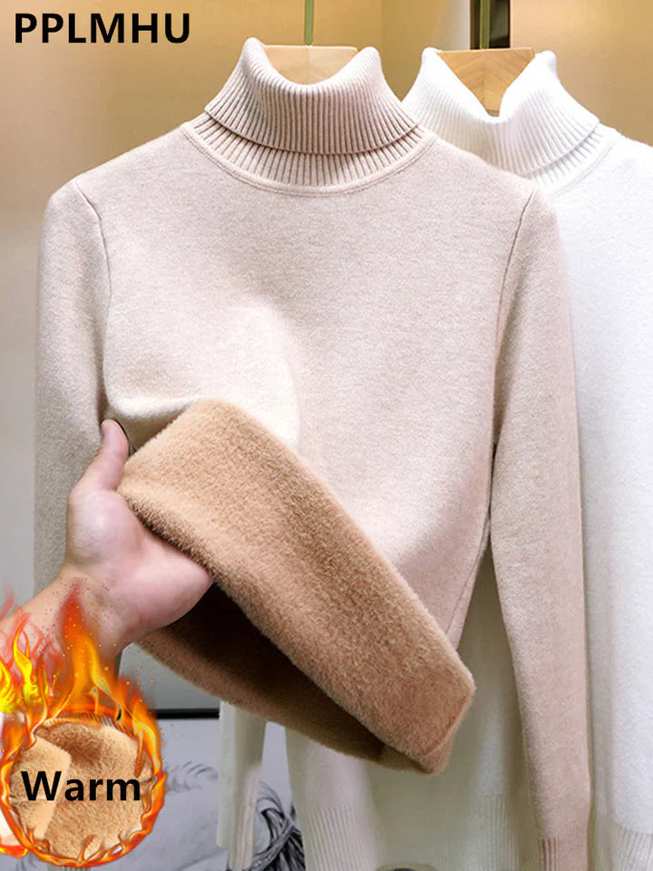 Drune | Übergroßer Kaschmir Damen Rollkragenpullover