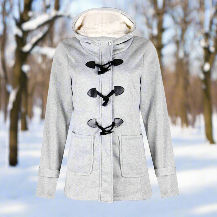 Drune | Damen Winterjacke mit Kapuze und Schnürverschluss