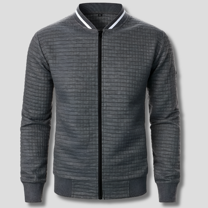 Drune | Bequemer und warmer Herrenpullover mit Reißverschluss