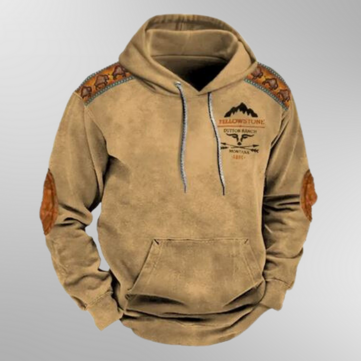 Drune | Herbst Kapuzenpullover Aus Bequemen Stoff Für Männer