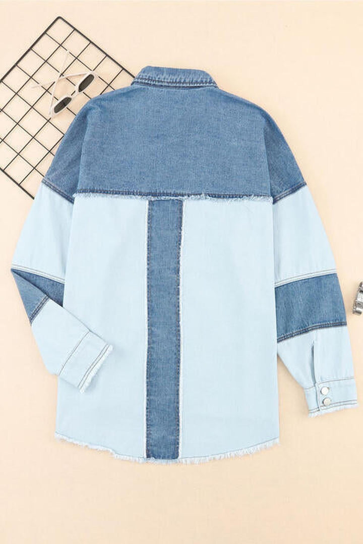 Drune | Moderne Damen Jeansjacke mit Knopfverschluss