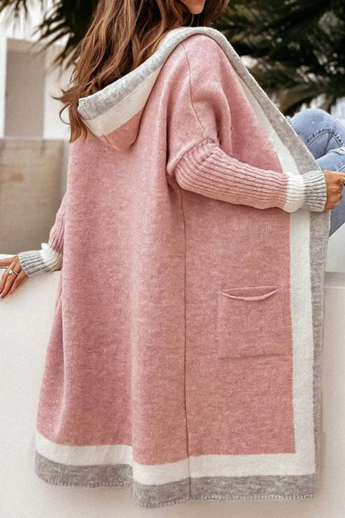 Drune | Strickjacke Langer Offener Vordere Weiche Strickkomfort Mit Praktischen Taschen