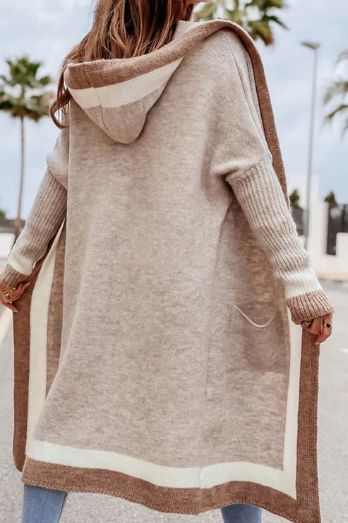 Drune | Strickjacke Langer Offener Vordere Weiche Strickkomfort Mit Praktischen Taschen