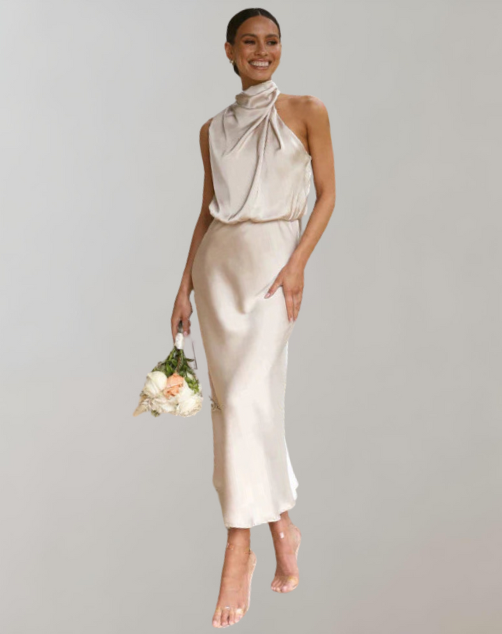 Drune - Glänzendes Maxileid | Elegantes Abendkleid | Schick