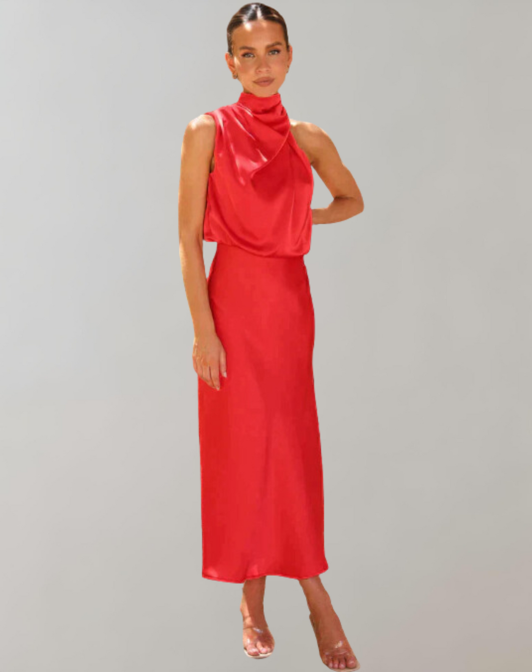 Drune - Glänzendes Maxileid | Elegantes Abendkleid | Schick